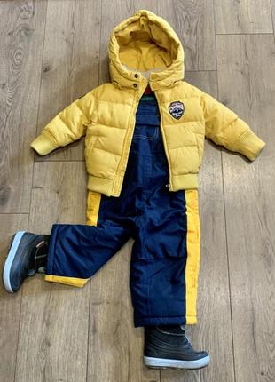 Оригинальный итальянский пуховик зимний united colors  of benetton (оригинал) унисекс