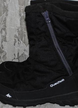 Quechua черные зимние ботинки 42 размер3 фото