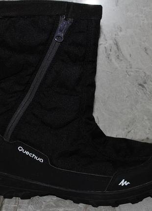 Quechua черные зимние ботинки 42 размер8 фото