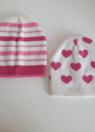 Набір шапок для дівчаток .mothercare