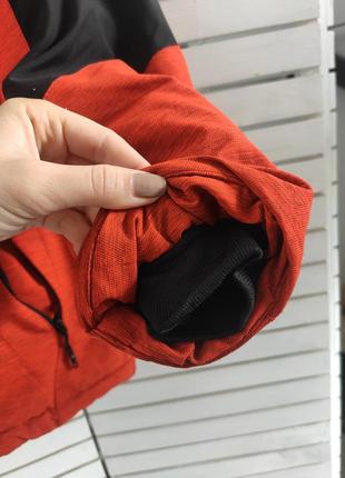 Куртка зимняя зимний пуховик мужской оранжевый термо  52 545 фото