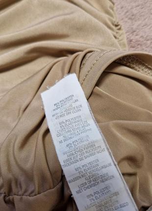 Бандажная юбка карандаш boohoo 34 размер бежево-песочного цвета.6 фото
