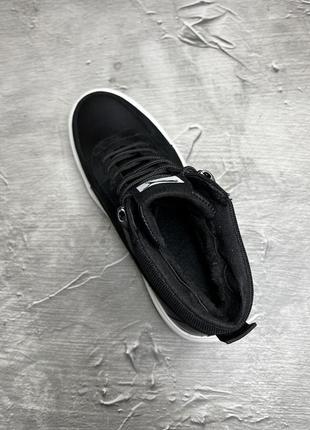 Зимние мужские ботинки puma black (мех) 40-41-42-43-44-453 фото
