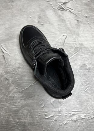 Зимние мужские ботинки puma black (мех) 40-41-42-43-44-454 фото