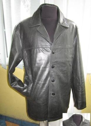 Классическая кожаная мужская куртка verona. италия. 66р. лот 11023 фото