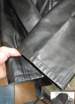 Классическая кожаная мужская куртка verona. италия. 66р. лот 11024 фото