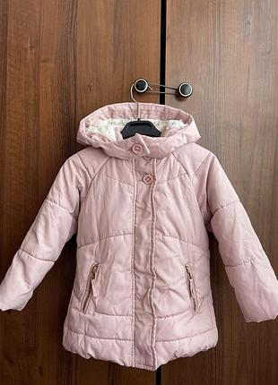 Курточка на девочку розовая