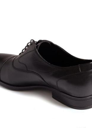 Витончені чорні туфлі оксфорди ikos - 39, 41, 45 розмір3 фото