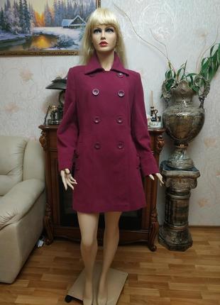 Шикарное шерстяное пальто woolmark bhs1 фото