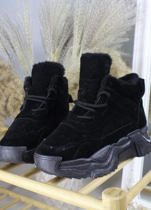 Зимние ботинки на меху3 фото