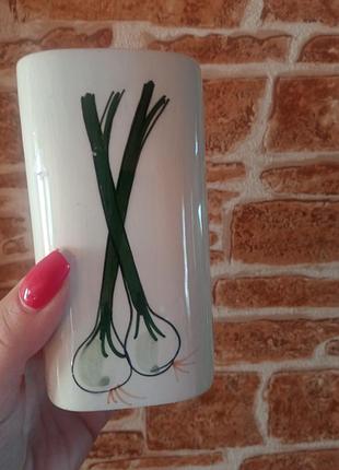 Продам винтажную вазочку из фарфора для выращивания лука