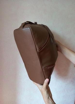 Сумка-рюкзак жіноча шкіряна8 фото