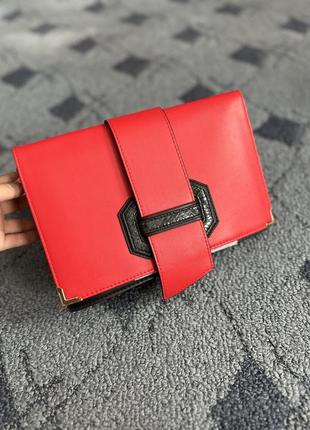 Сумка клатч красная 2