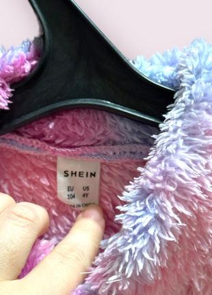 Плюшевая кофта shein 4 года 1043 фото