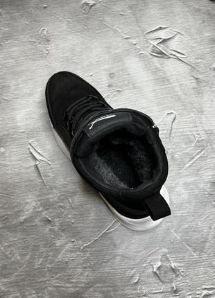 Зимние мужские ботинки puma black white (мех) 41-42-43-443 фото