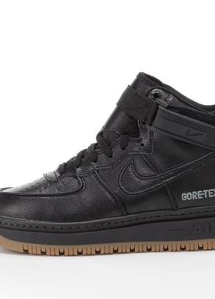 Чоловічі шкіряні кросівки з хутром nike air force 1 gore-tex winter (41-45)