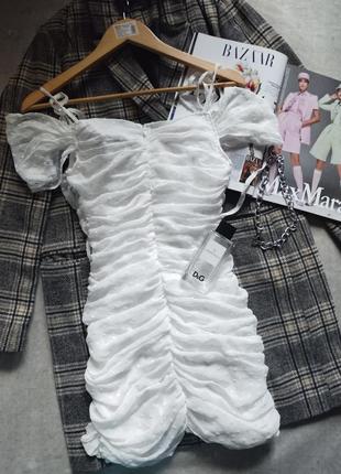 Женское модное шифоновое платье с драпировкой  misspap8 фото