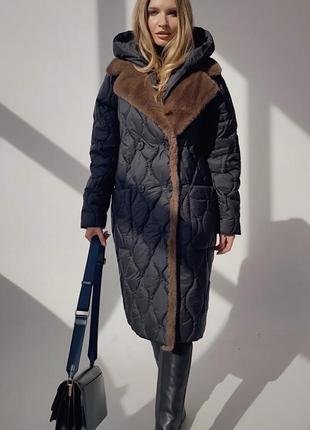 Alberto bini альберто біні пальто зимове жіноче пальто куртка чорне стьобане пальто