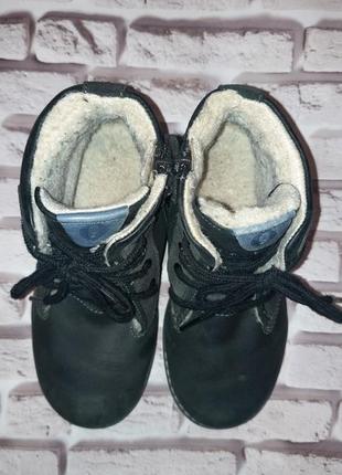 Дитячі теплі черевики шкіра garvalin5 фото