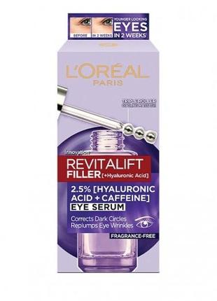 «#розвантажую»сыворотка для кожи вокруг глаз l'oreal