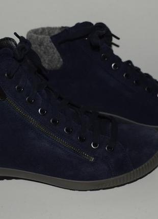 Замшевые термоботинки 38р legero gore-tex