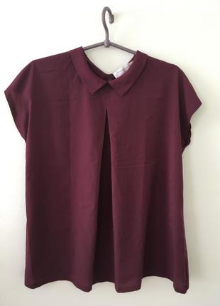 Блуза цвета марсала2 фото
