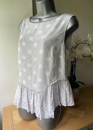 Натуральная шелковая блуза mint velvet