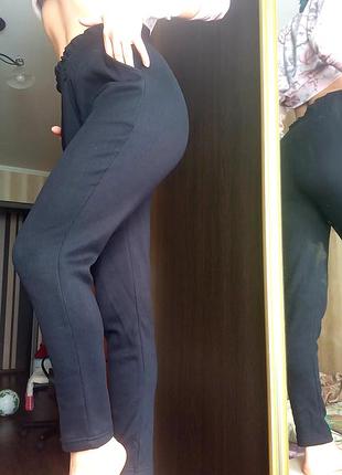 Штани, штани теплі, високі на флісі