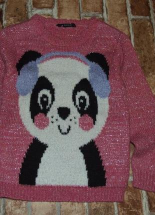 Кофта свитер девочке 5 - 6 лет george теплая2 фото
