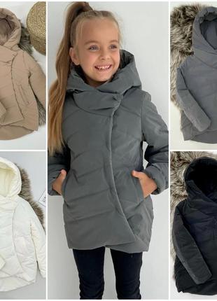 Подовжена куртка з капюшоном