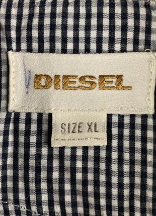 Мужская рубашка в клетку diesel размера xl4 фото