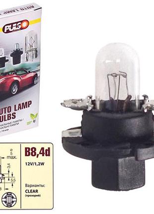 Лампа pulso/габаритная b8.4d/1.2w-12v clear (lp-84120)