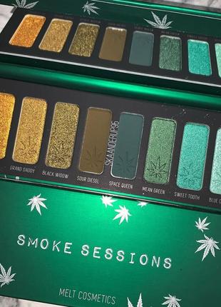 Палетка melt cosmetics-smoke sessions palette