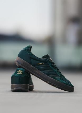 Мужские кроссовки adidas gazelle indoor green 40-41-42-43-44-453 фото