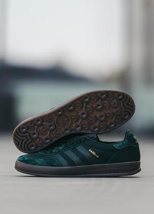 Чоловічі кросівки adidas gazelle indoor green 40-41-42-43-44-45