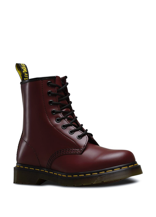 Черевики dr. martens 1460 cherry red smooth1 фото