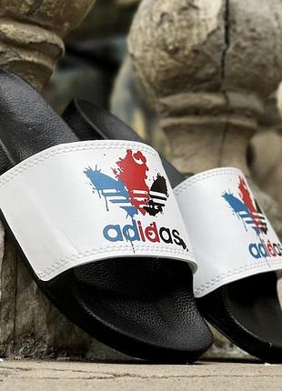 Adidas white black