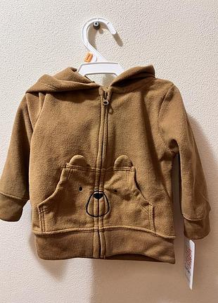 Флисовая кофта carters 6 месяцев