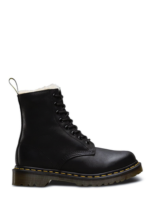 Черевики dr. martens 1460 serena fur lined black утеплені на хутрі