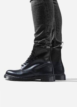 Черевики dr. martens 1460 mono black smooth