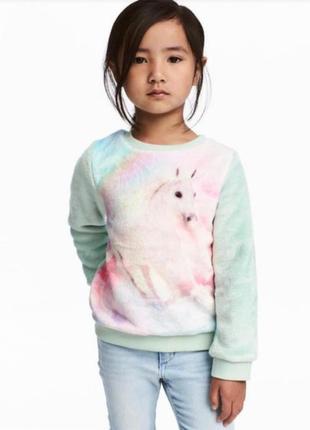 Кофта свитшот девочке 6 - 8 лет h&m