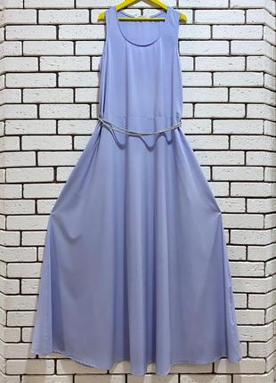 Сукня довга, ніжно блакитна3 фото