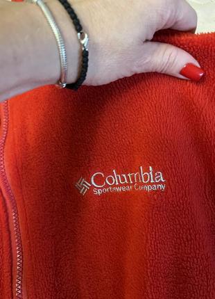 Кофта спортивная толстовка теплая флиска на подкладке columbia  бренд оригинал классная стильная спортивная4 фото