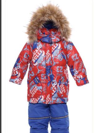 Комплект зима куртка та напівкомбінезон5 фото