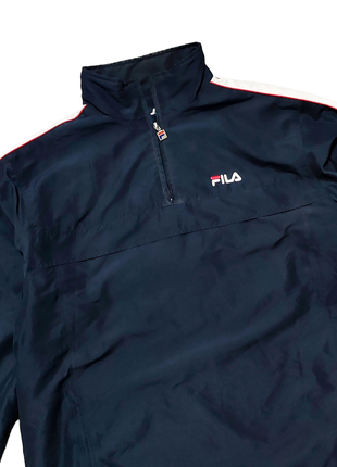 Fila vintage анорак куртка на флисе оверсайз оригинал брендовая р. l3 фото