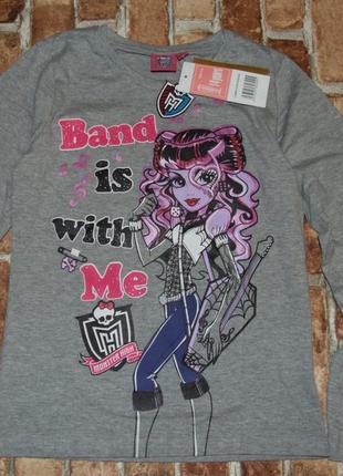 Новый котон хлопковый реглан девочке 14 лет подростковый monster high1 фото