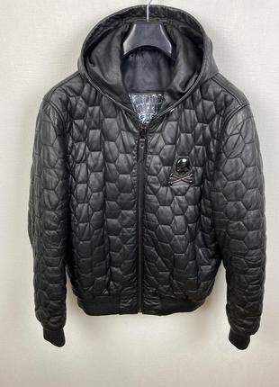 Шкіряна куртка philipp plein