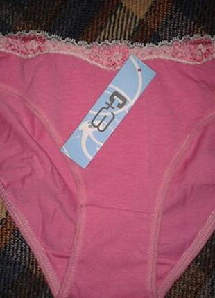 Лаконичные розовые трусики, польша