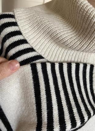 Крутой стильный теплый мягкий шерстяной свитер полувер джемпер5 фото