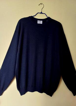 Шерстяной свитер свободного кроя оверсайз италия большого размера4 фото